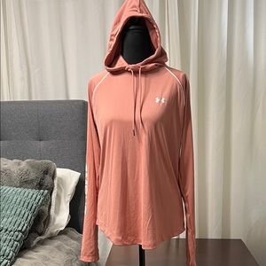 Under Armour Pink Hooded Long Sleeve Top